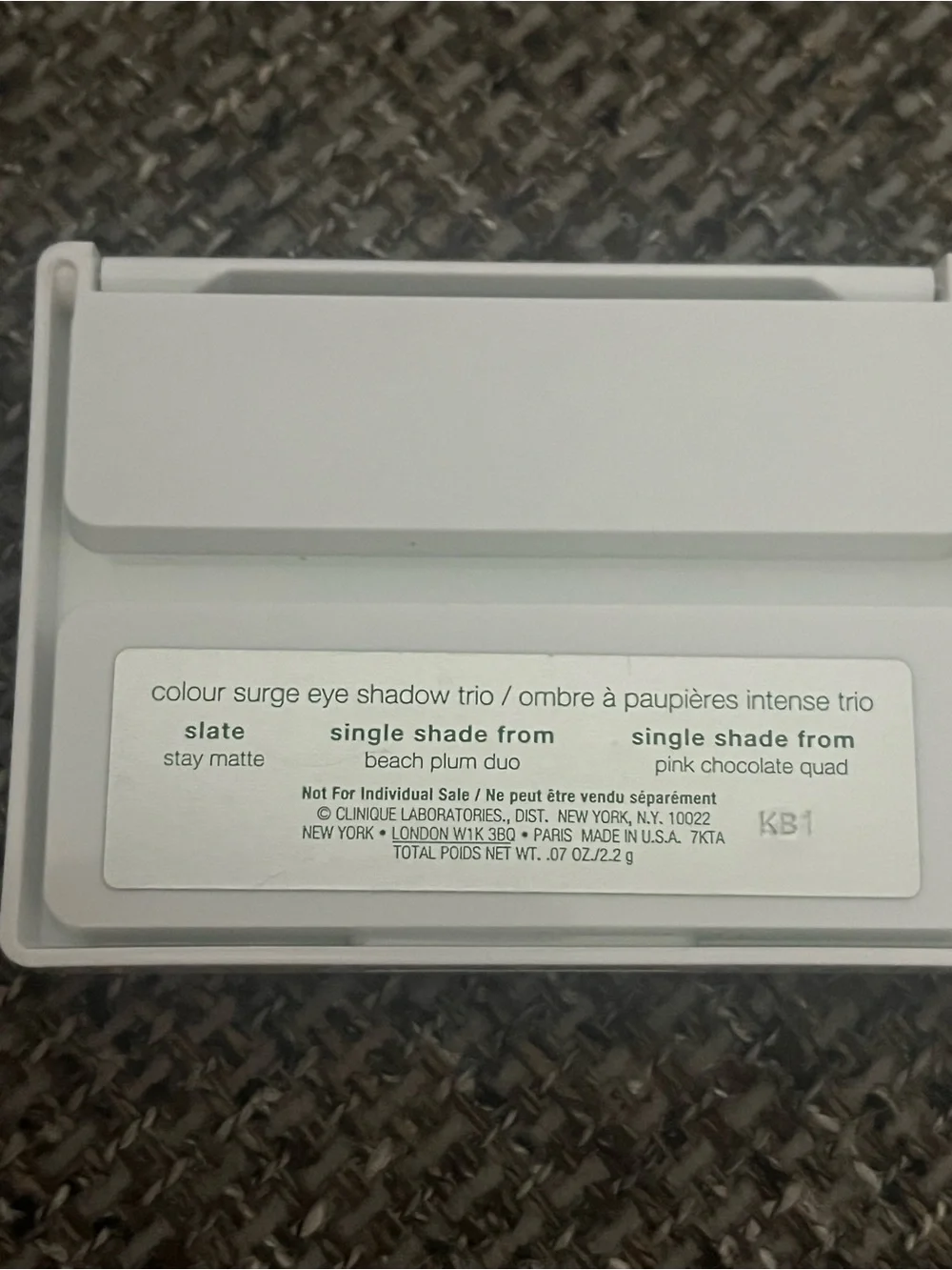 New Clinique Eyeshadow Trio